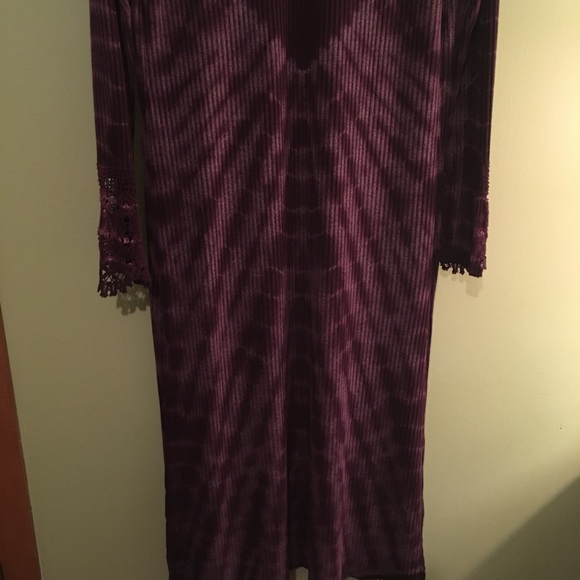 Tie dye duster with beautiful beading! - Picture 8 of 8